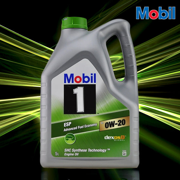 偈油/機油 Mobil 美孚1號  ESP x2 0W-20（C5）全合成機油 5L