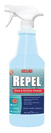 美國 UNELKO CLEAN-X REPEL 玻璃及表面清潔劑