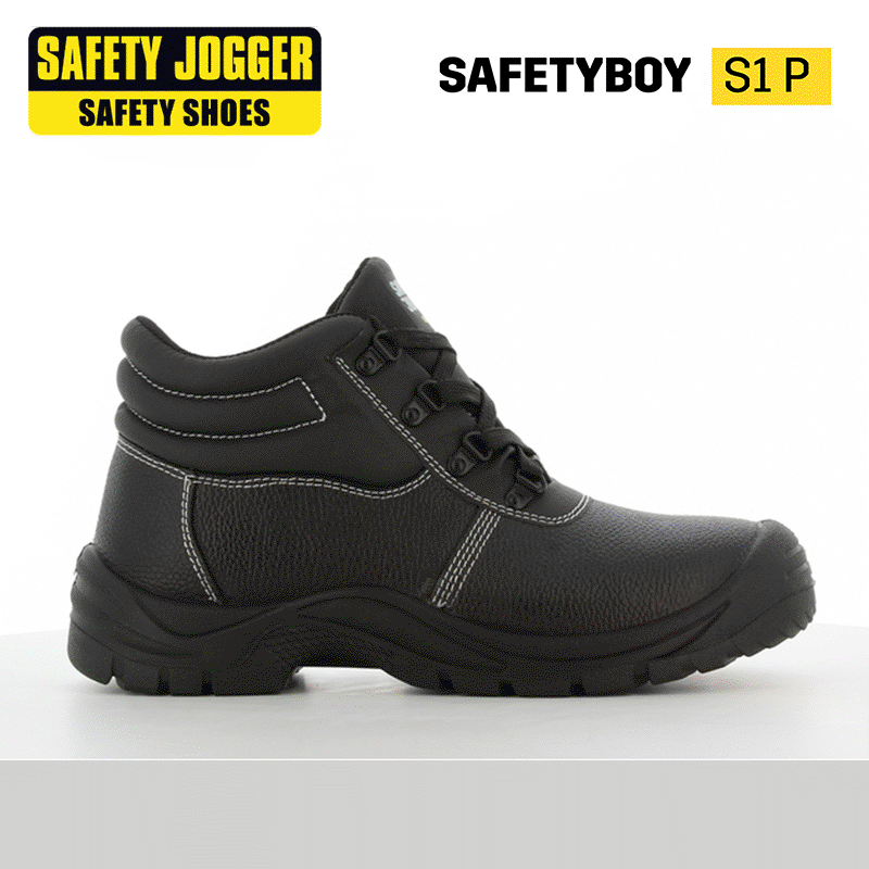 SAFETYBOY S1P 黑色中筒安全鞋