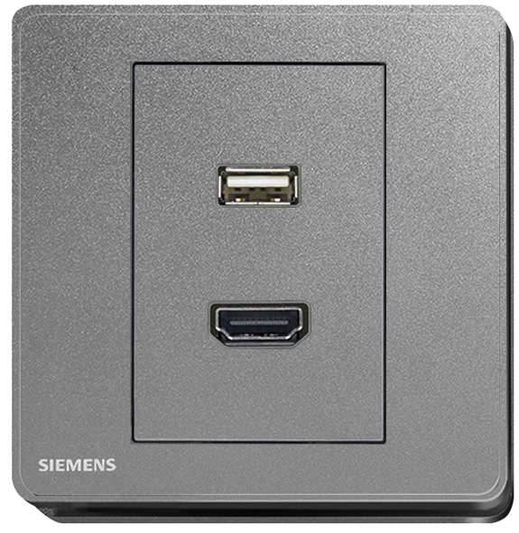 SIEMENS 西門子 DELTA® arina HDMI + USB 插座