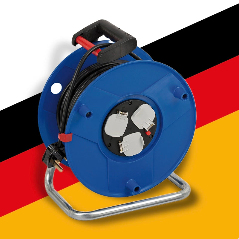 電線 拖轆 13A 220V 3芯線 三位 連 33～50米線長 德國 brennenstuhl 百能蘇 電線拖轆