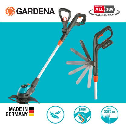 割草機。打草機。園藝工具。德國 GARDENA 18V 充電式割草機 easy 14700