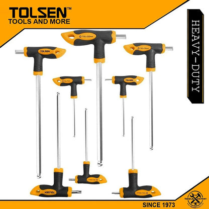 8支裝 2～10mm T柄 波頭匙套裝 TOLSEN 東森牌