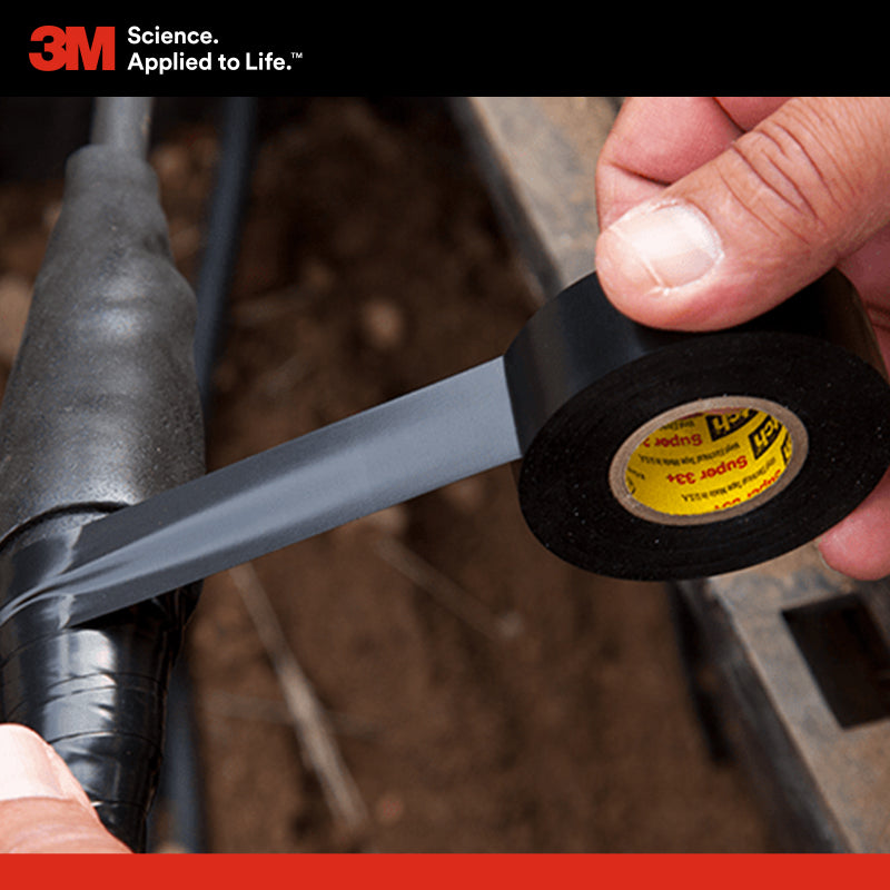 電氣 絕緣 膠帶 105° 黑色 3M Super 33 Vinyl 電氣絕緣膠帶