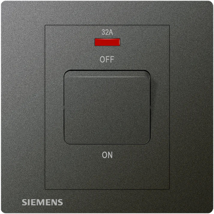SIEMENS 西門子 DELTA® relfa 單位 雙極 開關 (帶霓虹燈指示器)