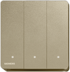 SIEMENS 西門子 DELTA® arina 16AX 三位單控開關掣 (LED燈)