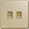 4色 雙位 插座 CAT6 電腦插座 SIEMENS 西門子 DELTA® arina