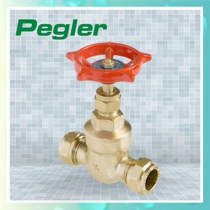 雙欖閘制 英國製造 1/2～1吋 香港水務署認可 英國 PEGLER 63