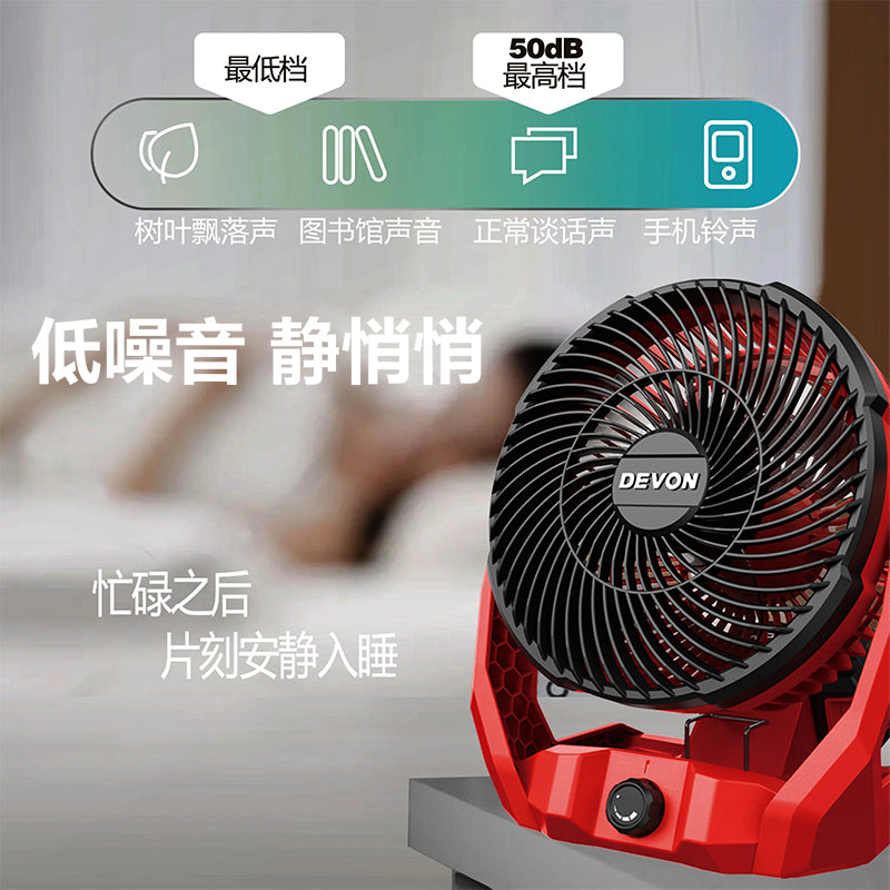 充電 風扇 20V 鋰電  無刷 DEVON 大有 6801