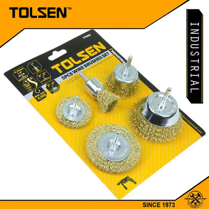 5件裝 有柄 鋼絲碌套裝 TOLSEN 東森牌