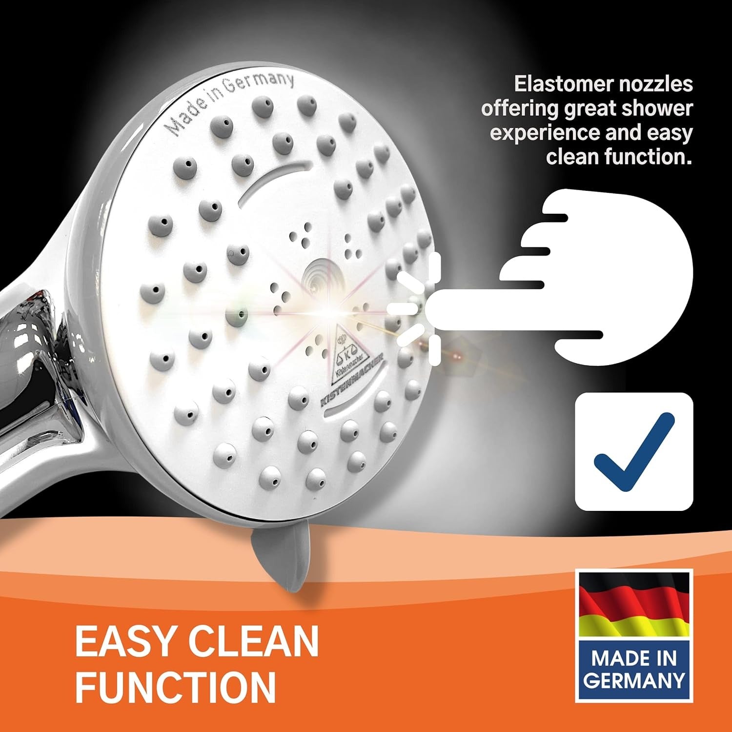 套裝花灑 花灑水龍頭＋水龍頭＋喉管 德國 KISTENMACHER #3200 