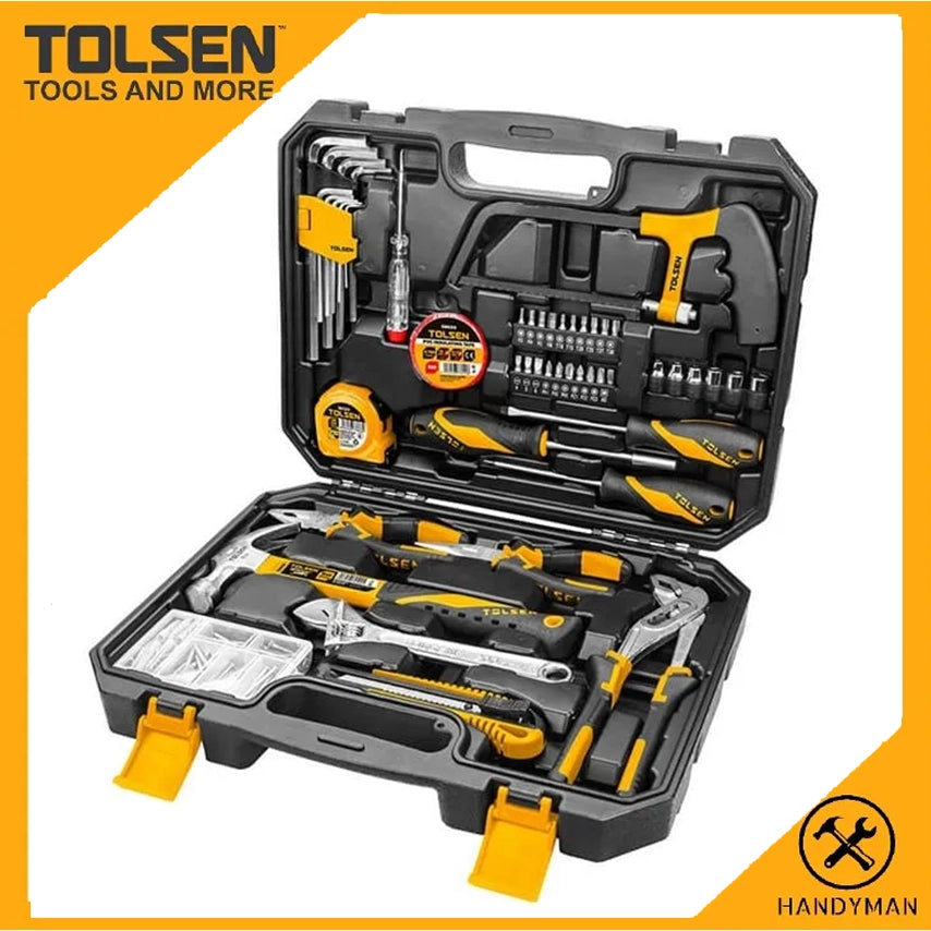 TOLSEN 東森牌 119件套裝工具 #85350 | 多功能家用五金工具箱 | 維修工具套裝