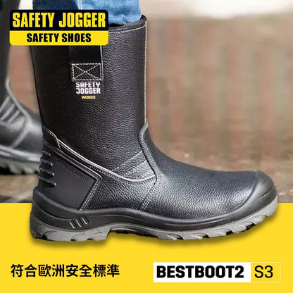 BESTBOOT2 S3 黑色牛皮安全鞋