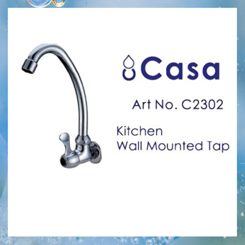 西班牙製陶瓷閥芯 CASA HOGAR 卡莎 牆身高搖擺㕑房龍頭