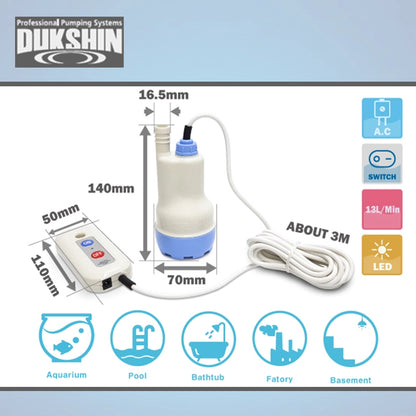 韓國 🇰🇷 DUKSHIN 輕便型電潛水泵 DBP-09N
