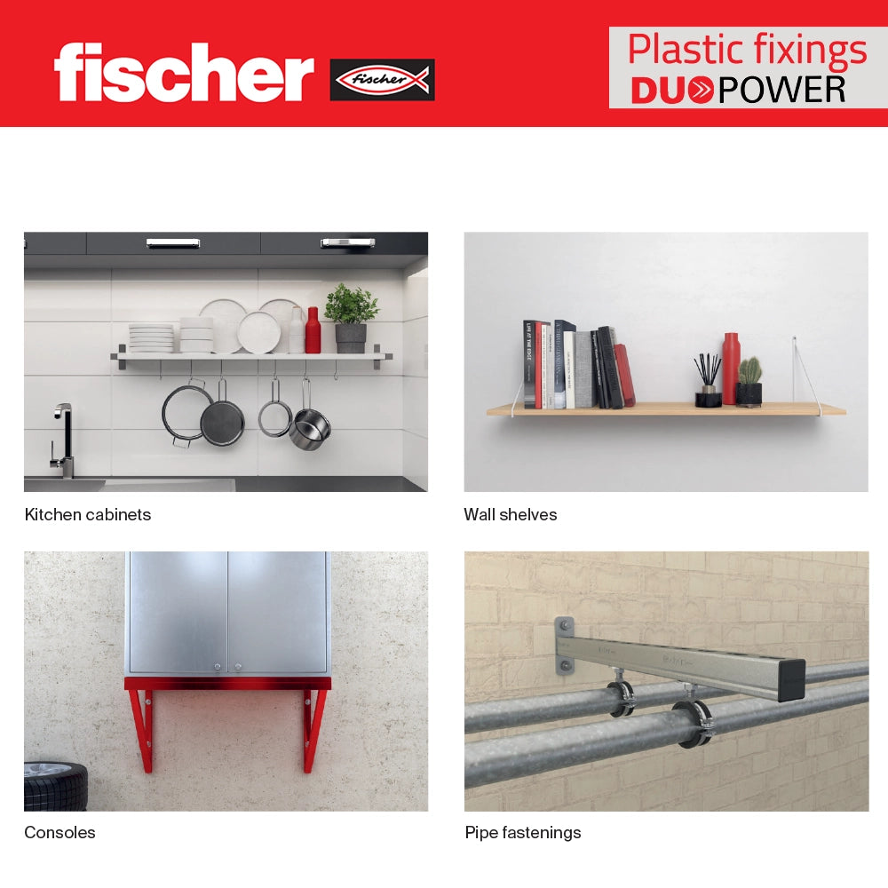 德國 🇩🇪 fischer DuoPower 6 x 30 膠塞