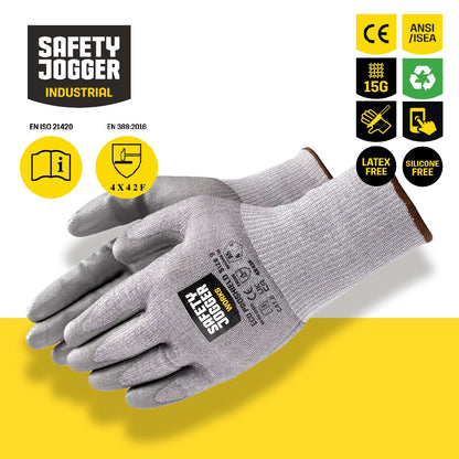 SAFETY JOGGER ECO PROSHEILD F級觸屏防𠝹手套 (4X42F)