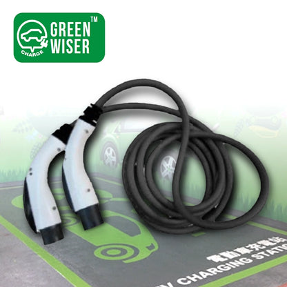 GREEN WISER 32A 單相 7kW T2 電動車 充電線