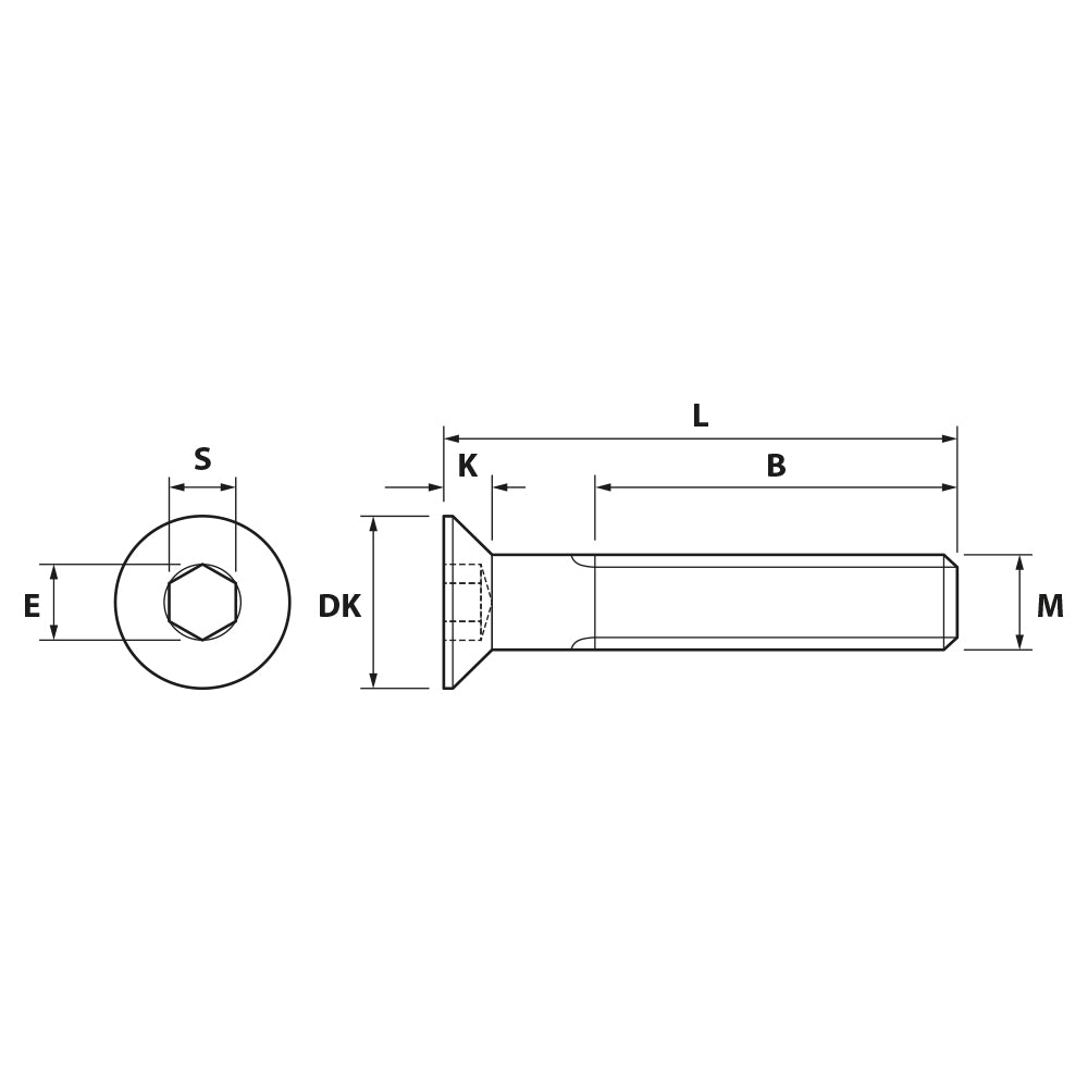 不銹鋼公制平杯螺絲 M5