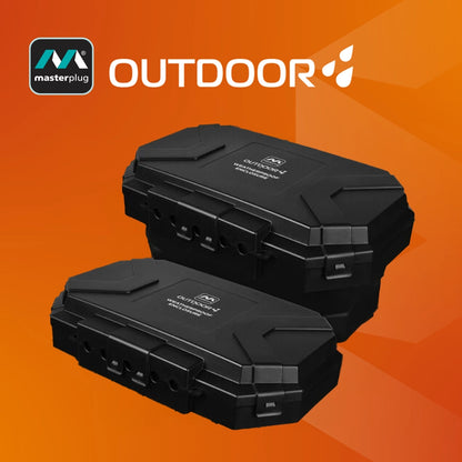 Masterplug - 可摺疊電線拖板收納盒 IP54 防塵防濺水 戶外 WBCB
