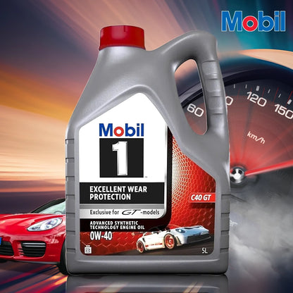 Mobil 美孚1號 C40 GT 0W-40 全合成機油 5L