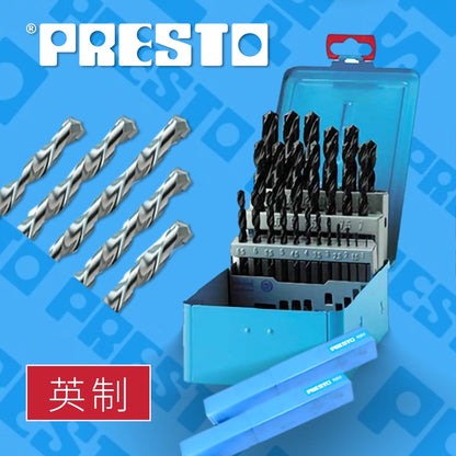 英國 🇬🇧 PRESTO 百事通 不銹鋼鑽咀 (英制)