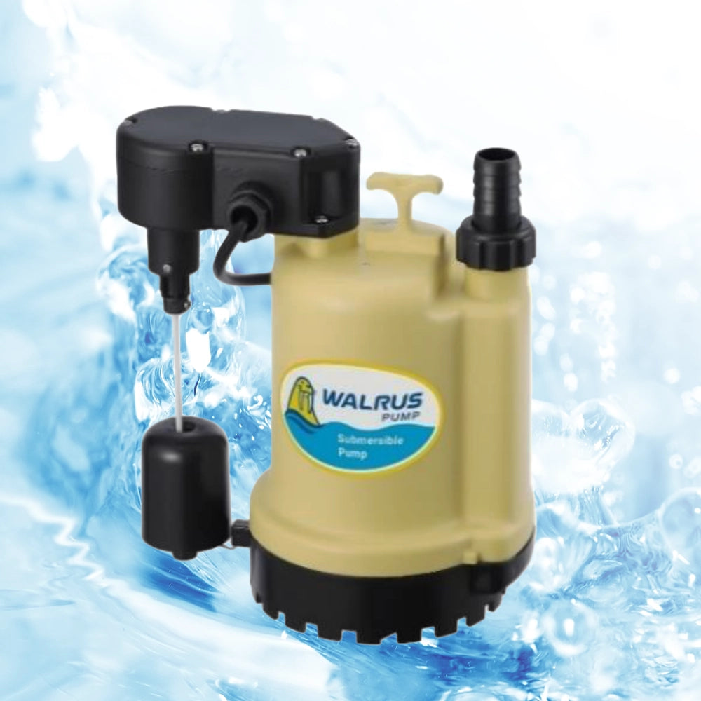 WALRUS 華樂士 PW100AC (浮桶) 專業潛水泵。污水泵。排水泵。抽水泵。潛水泵。香港水浸。黑色暴雨。紅色暴雨。