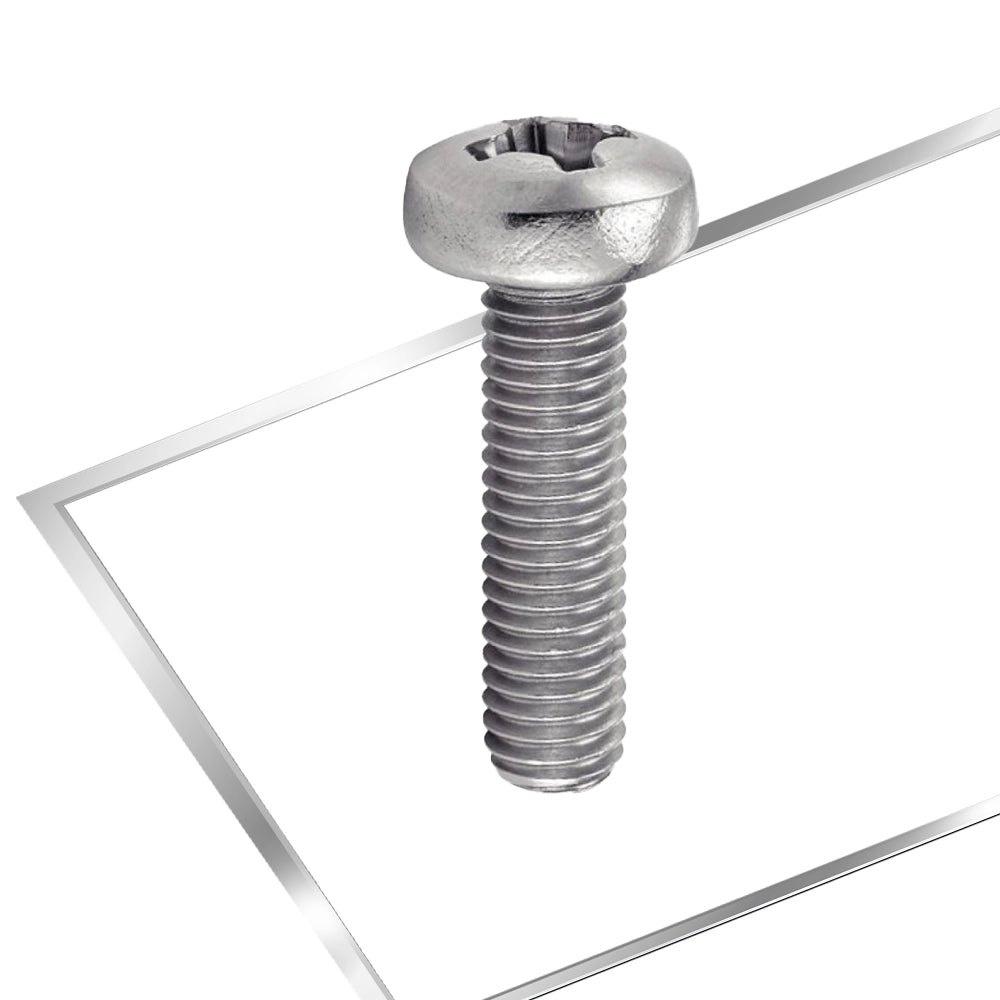 不銹鋼公制圓頭機絲螺絲