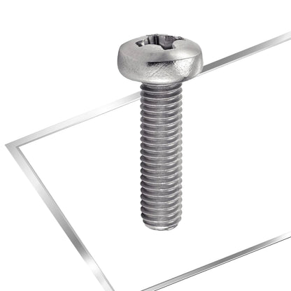 不銹鋼公制圓頭機絲螺絲