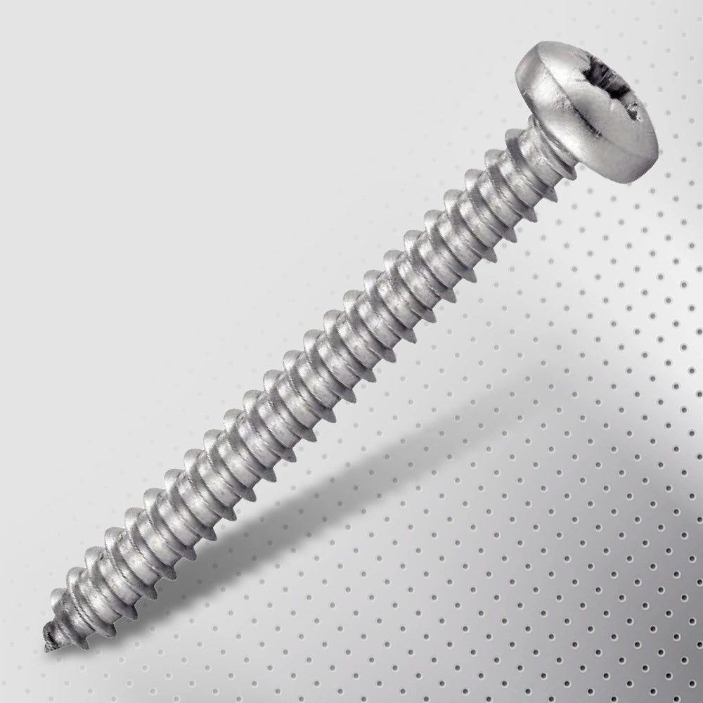 不銹鋼十字圓頭鋼牙螺絲