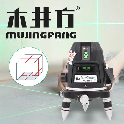 木井方 RC 888 專業型激光 4V1H3D 水平儀 綠光