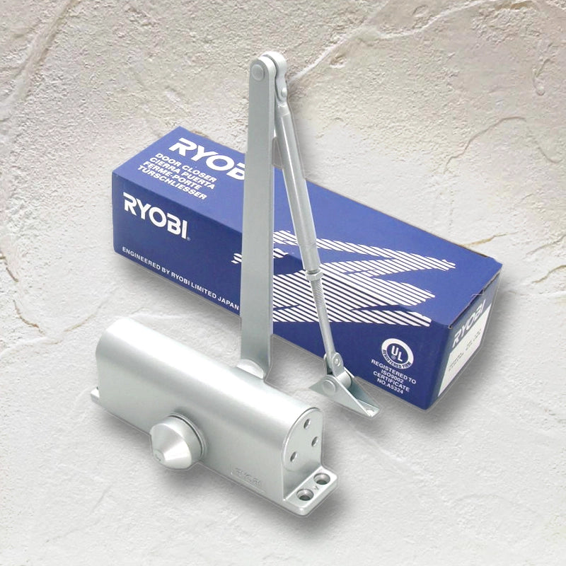 二段式閉門 不用調較 日本 RYOBI 門頭制 (氣鼓) 