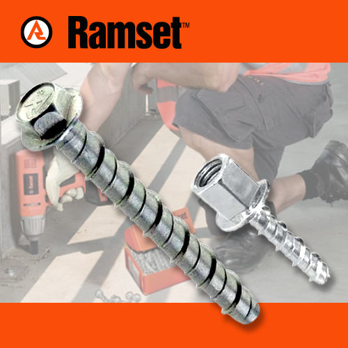 自攻 螺紋 M8~M16 混凝土 ANKASCREW 自攻螺紋錨栓 RAMSET 立射 - 3T 三行店
