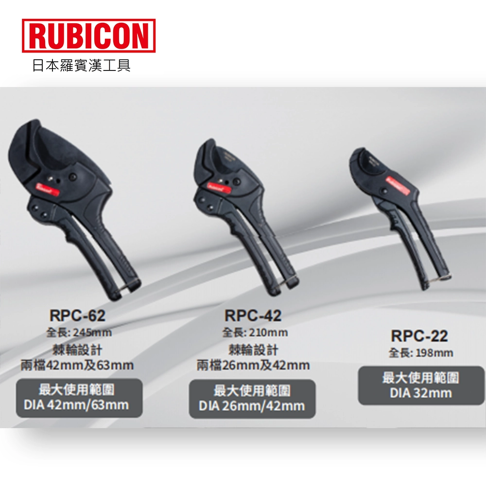 日本 RUBICON 羅賓漢 膠喉剪 PRC 系列