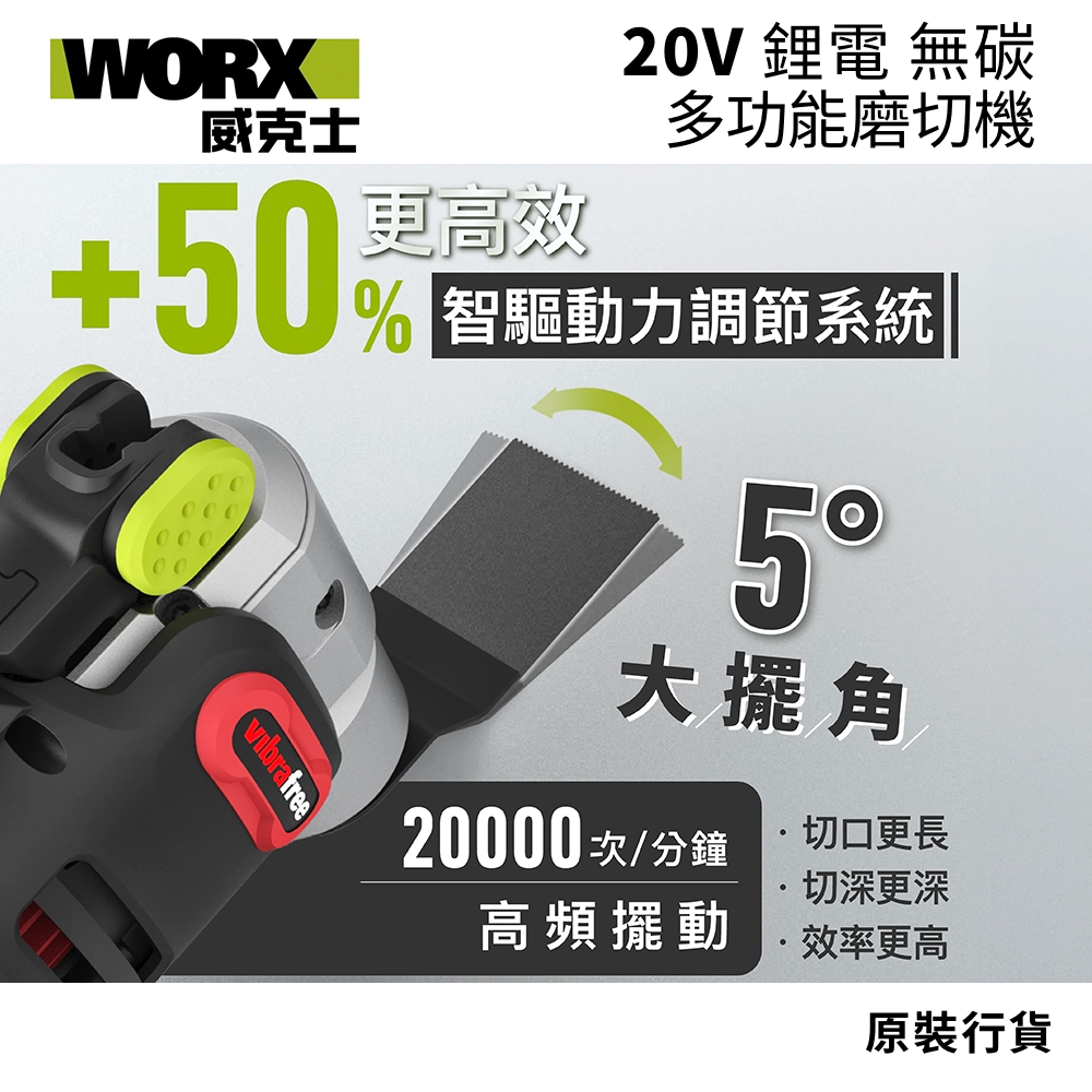 WORX 威克士 WU698 20V 萬用寶