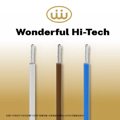 台灣 WONDERFUL 105˚C 600V 單支單膠線