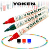 黑色 紅色 藍色 尖咀/平咀 日本 YOKEN 箱頭筆