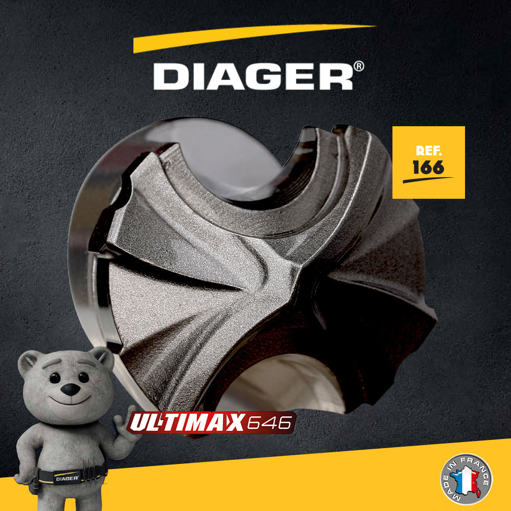 法國 🇫🇷 DIAGER 得加 五坑 6刀鑽咀 旋風頭
