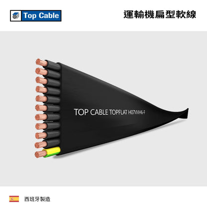 西班牙 TOP CABLE 運輸機扁型軟線