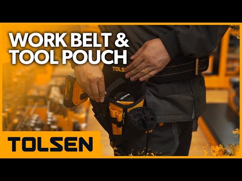 13格 雙層保護 腰帶工具袋 TOLSEN 東森牌