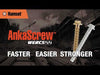 自攻 螺紋 M8~M16 混凝土 ANKASCREW 自攻螺紋錨栓 RAMSET 立射