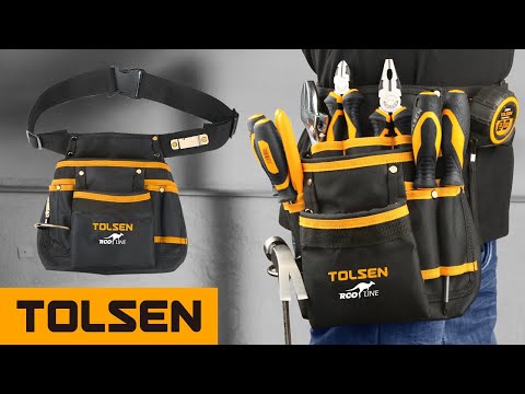 13格 腰帶 工具袋 TOLSEN 東森牌