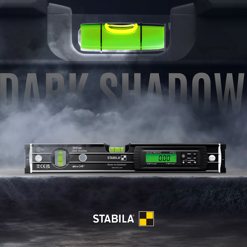 平水尺 IP65 專業 電子平水尺 STABILA 西德寶 135 周年 特別版 TECH 196 DARK SHADOW