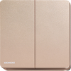 SIEMENS 西門子 DELTA® arina 16AX 雙位單控開關掣