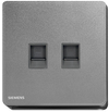 4色 雙位 插座 CAT6 電腦插座 SIEMENS 西門子 DELTA® arina