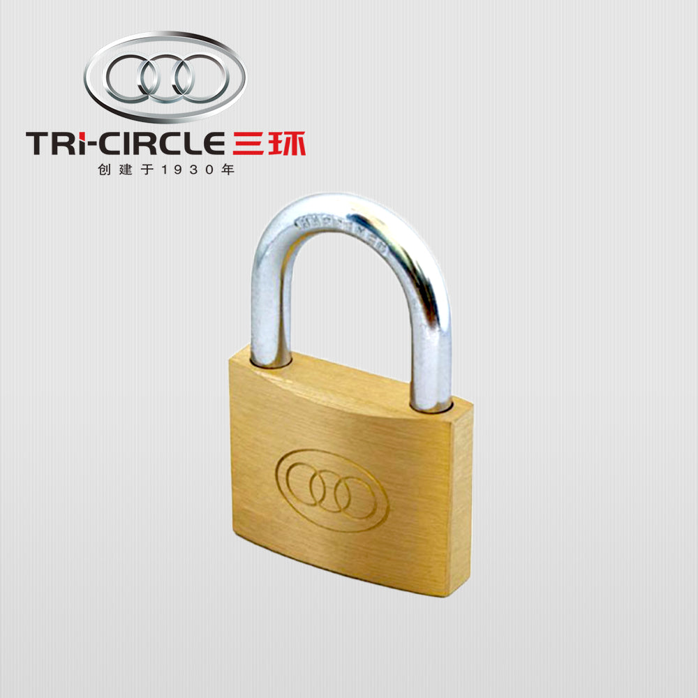 薄身 不同匙 TRI-CIRCLE 三環牌 銅鎖