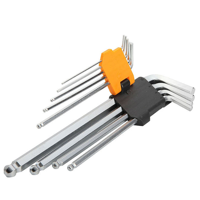 9支裝 特長 1.5～10mm 波頭匙套裝 TOLSEN 東森牌