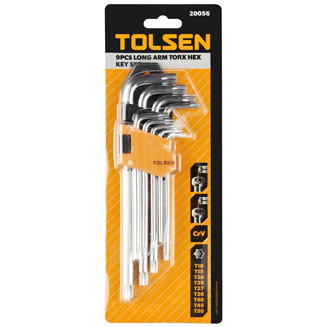 9支裝 加長 TH10~TH50 有孔 星匙套裝 TOLSEN 東森牌