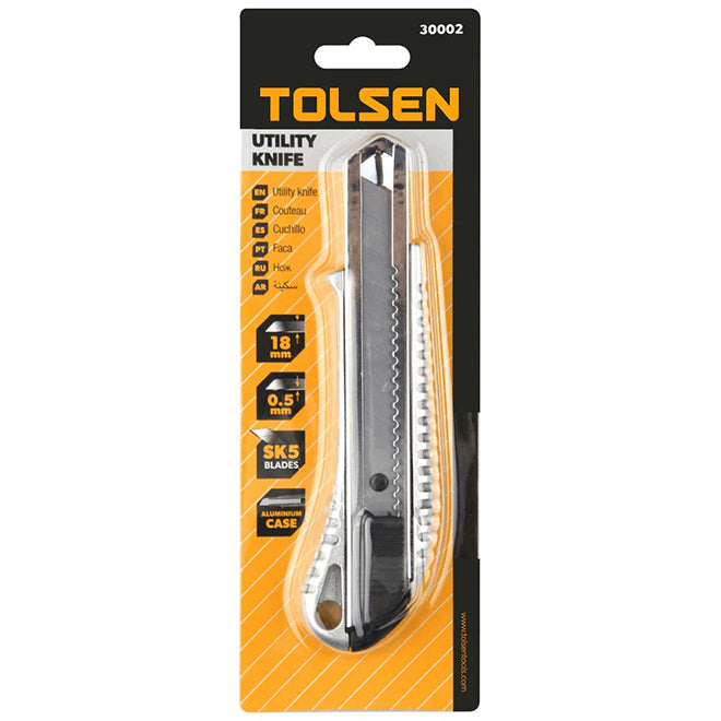 18mm 鋁金屬 大鎅刀 TOLSEN 東森牌
