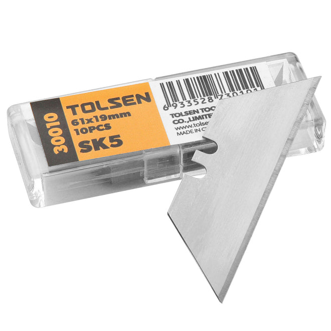 10片裝 61x 19mm 多用途刀片TOLSEN 東森牌